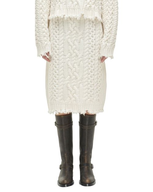 Brioni Wool Mini Skirt