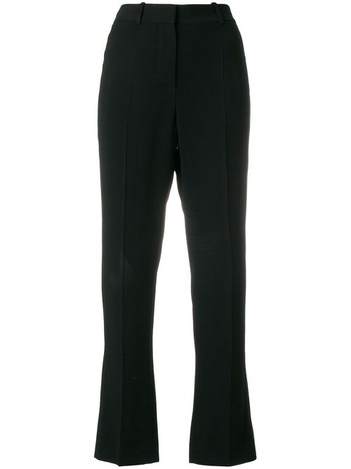 High waisted tailored trousers - Black