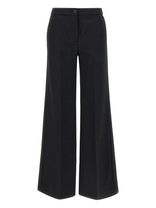 Kaos stretch-crepe trousers - Black