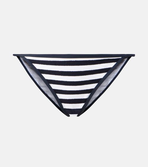 Bare Minimum striped bikini bottoms