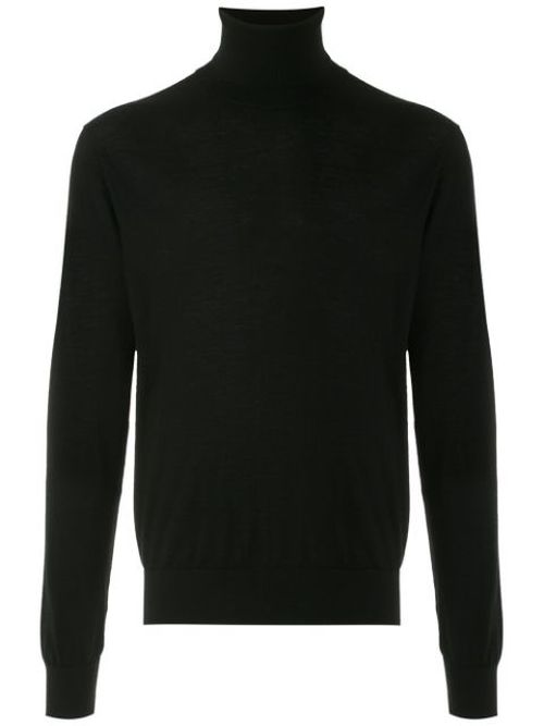 Cashmere roll neck jumper