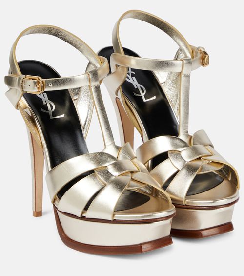 Tribute 75 leather platform sandals