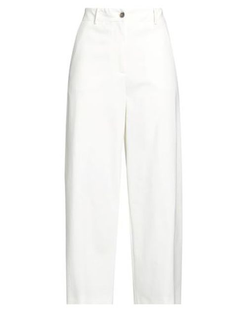 Fabiana Filippi Woman Pants White Size 4 Cotton, Polyamide, Elastane