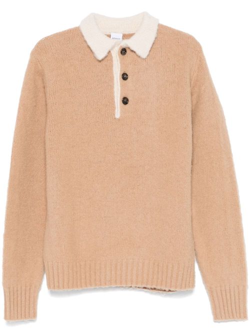 Knitted polo shirt - Neutrals
