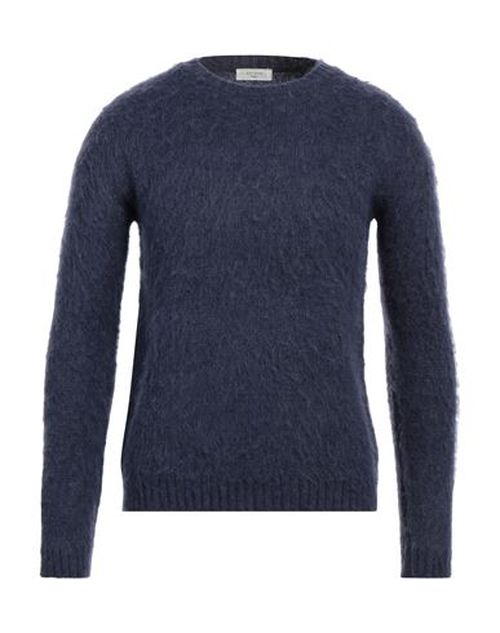 Man Sweater Navy Size 36 Acrylic, Polyamide, Wool, Mohair wool