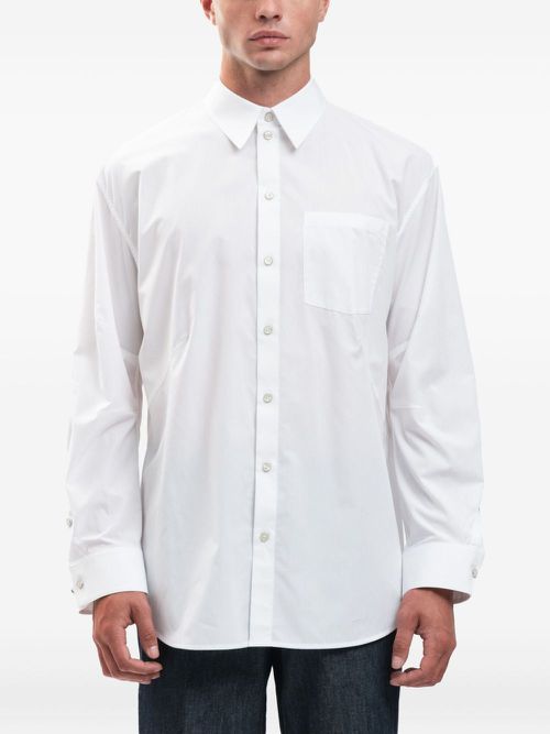 Helmut Lang Apex oversize back shirt - White