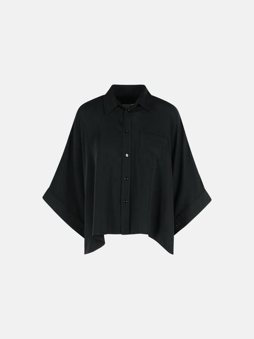 Black Polyester Cape