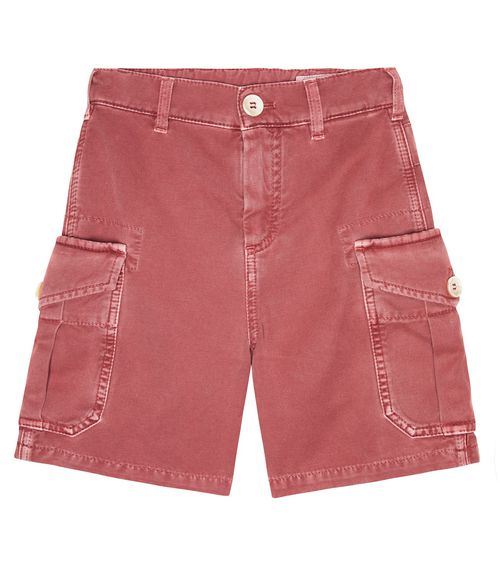 Brunello Cucinelli Kids Cotton Bermuda shorts