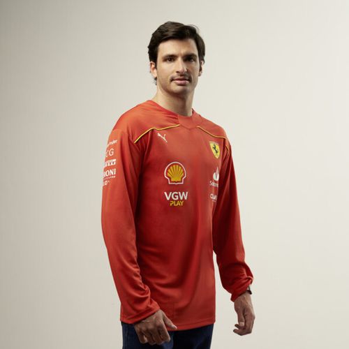 PUMA Scuderia Ferrari Team Men's Hockey Jersey in Burnt Red/Cs, Size XXL