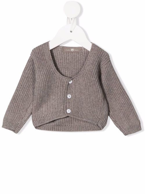 Stone wool cardigan - Neutrals