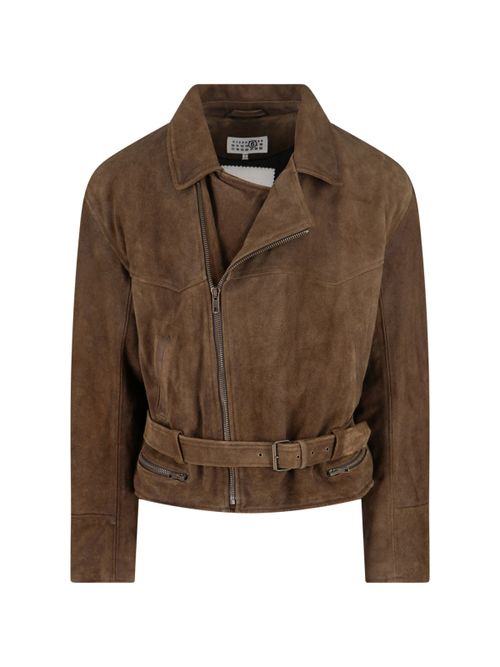 Men's 100% Cow Leather Jacket with Viscose Lining