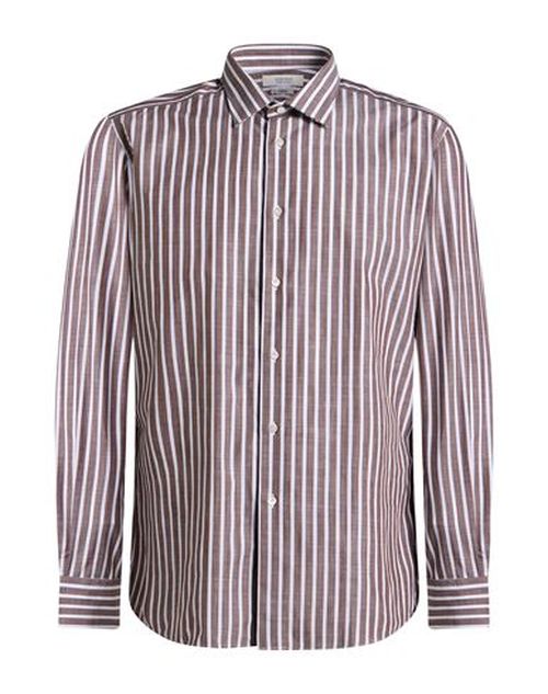 Man Shirt Taupe Size 15 ¾ Cotton