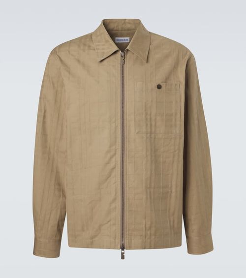 Check cotton jacket