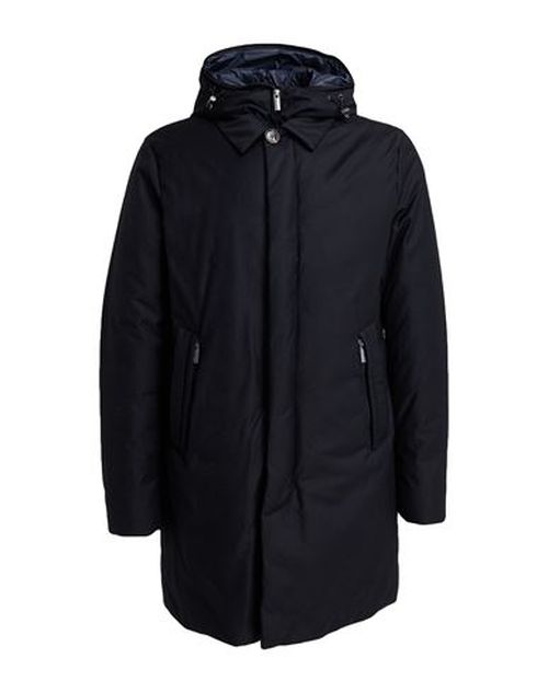 Man Coat Midnight blue Size S Virgin Wool, Silk