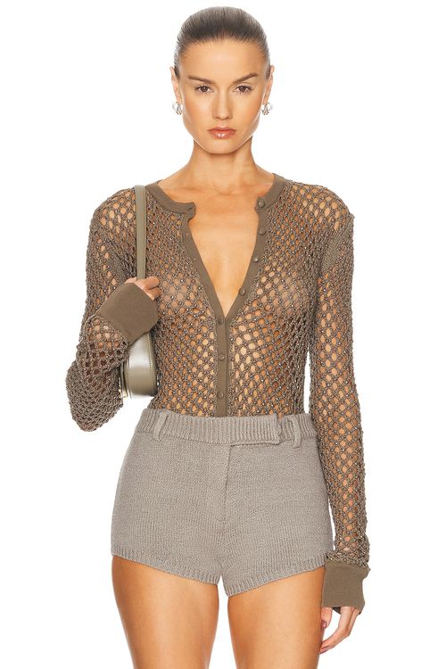 Diotima Zora Bodysuit in Slate - Slate.  4 also in