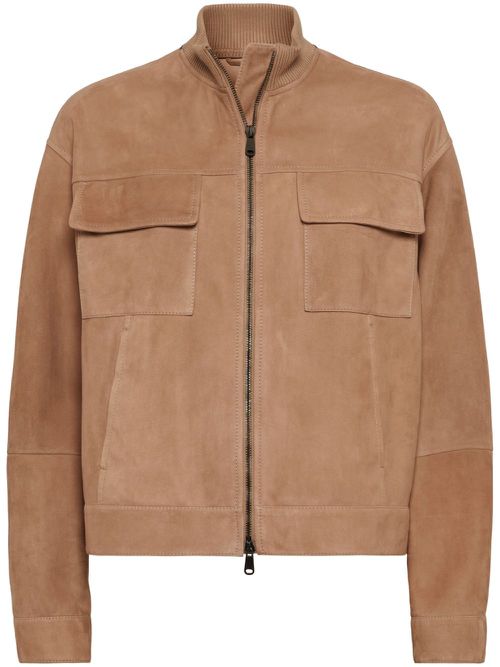 Couture suede jacket - Brown