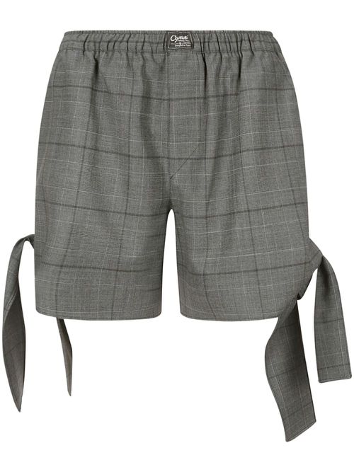 Checked shorts - Grey
