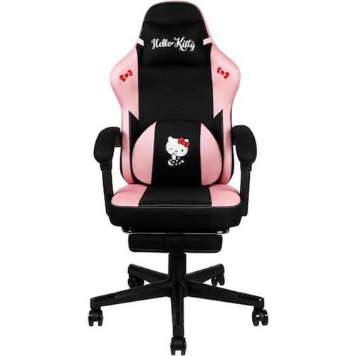 Hello Kitty Premium Comfortable Adjustable Gaming & Office Chair With Footrest