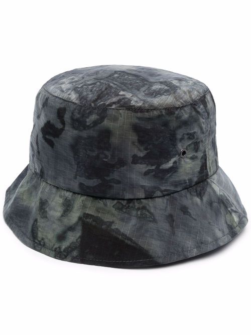 Tie-dye nylon bucket hat - Grey