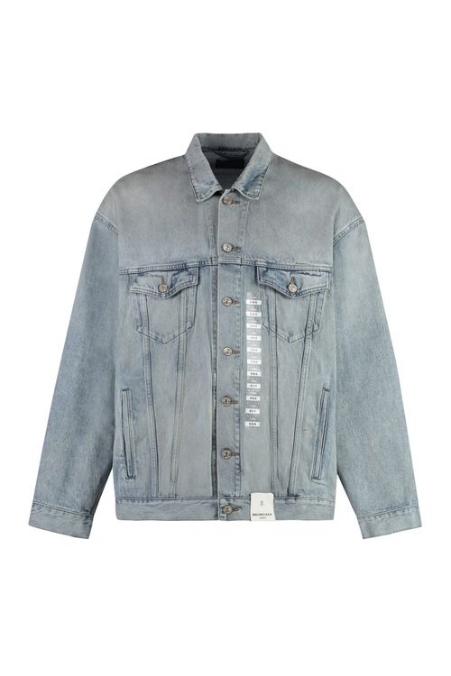Size Sticker Denim Jacket