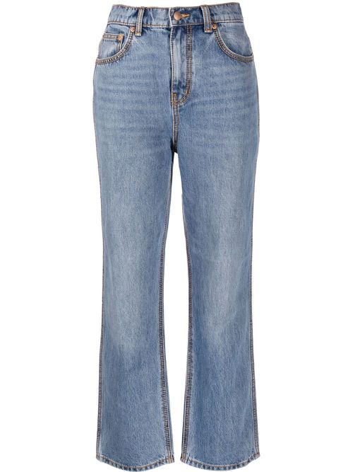 Straight-leg denim jeans - Blue