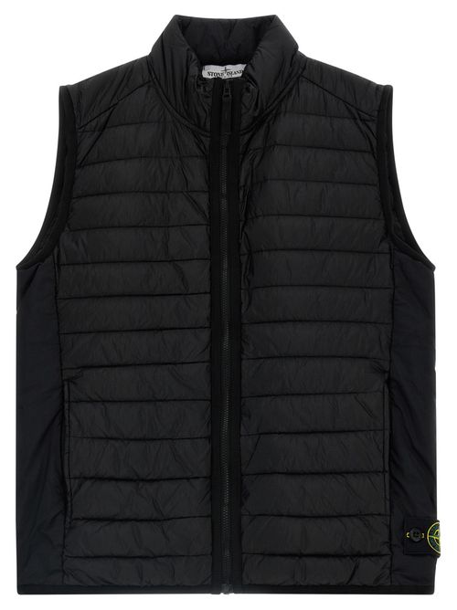 Boys Black Quilted Jacket
