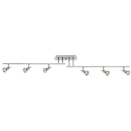 Access Viper 6-Light Ceiling Light in Brushed Stee