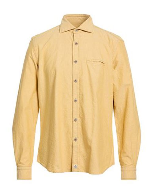 Man Shirt Marigold Size S Cotton