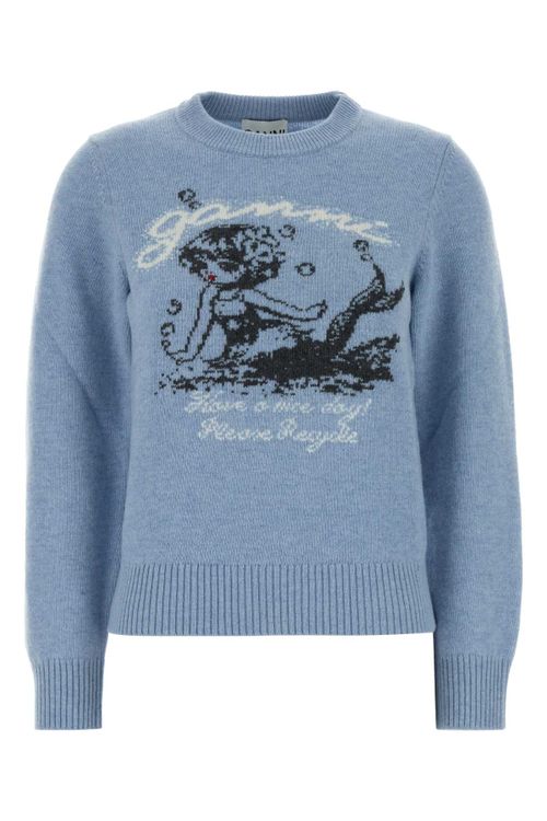 Wool Sweater — Blue