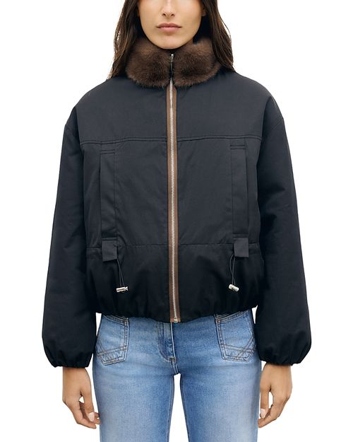 Aurora Faux Fur Trim Jacket