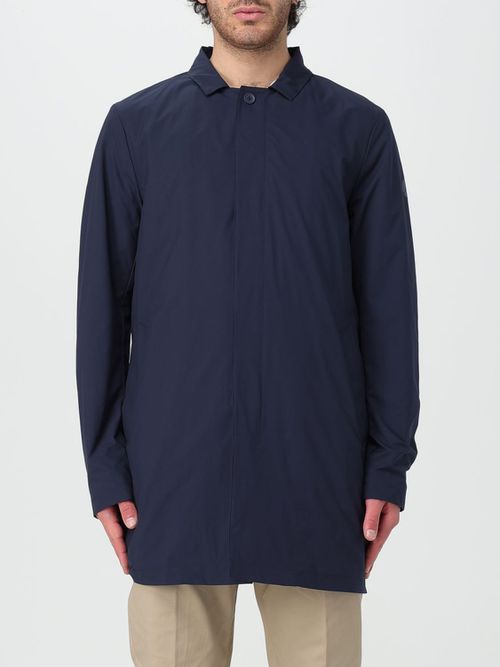 Coat Men color Blue