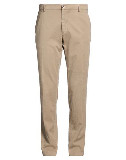 Man Pants Khaki Size 42 Cotton, Elastane