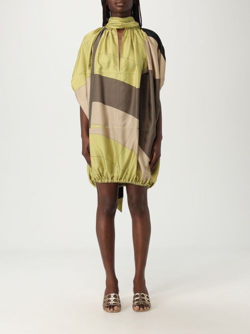 Dress FERRAGAMO Woman color Acid Green