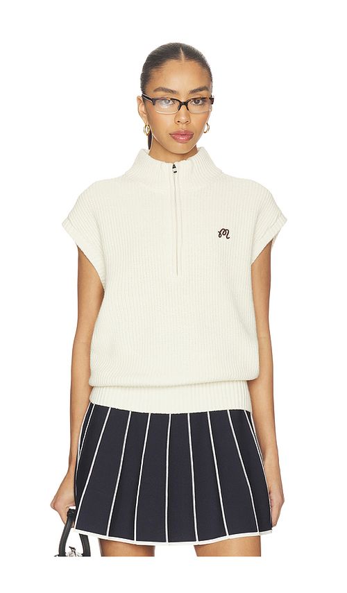 Malbon Iva Sweater Vest in Cream. - S also in M