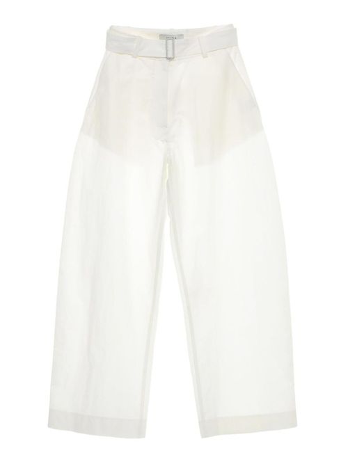 Round Leg Cotton Trousers