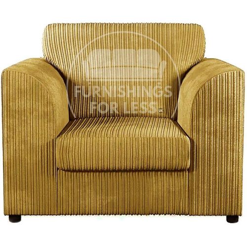Luxor Jumbo Cord Fabric Armchair