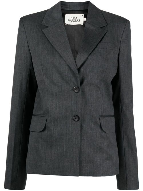 Harper single-breasted blazer - Grey