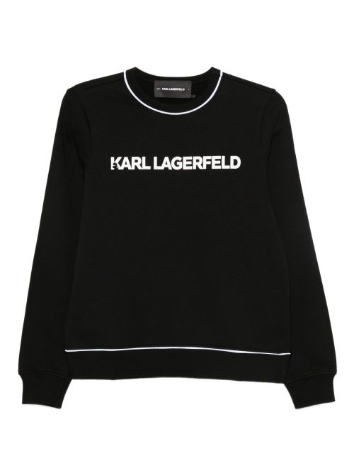 Logo-print sweatshirt - Black