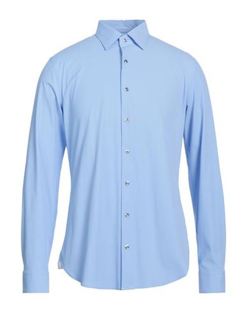 Man Shirt Sky blue Size 17 ½ Nylon, Elastane