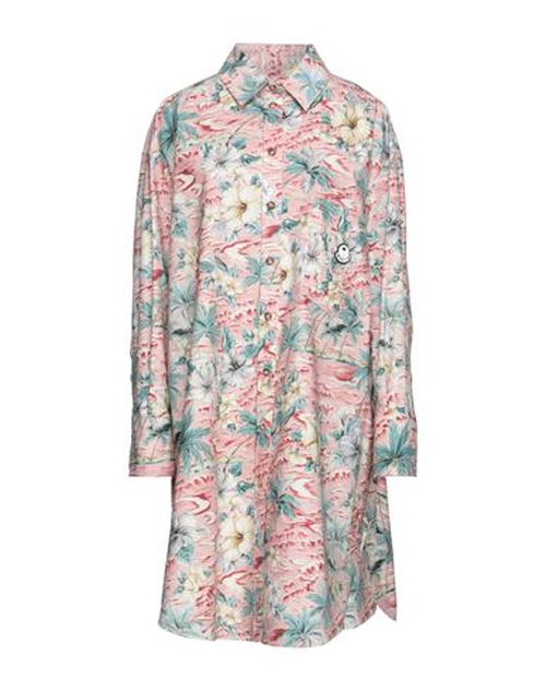 Woman Mini dress Pink Size 4 Cotton