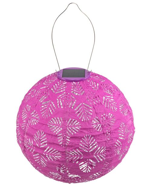 Home & Garden Stella Brights Geo Palm 12In Solar Lantern