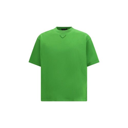 Cotton Crew Neck T-Shirt — Green