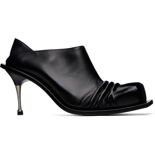Black Convertible Mule Heels