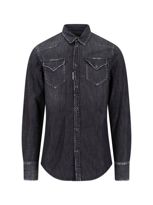 Men's 100% Cotton Button-Front Shirt
