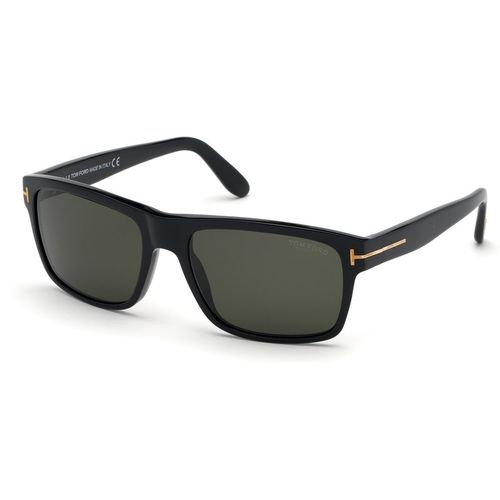 TOM FORD Man TOM FORD FT0678 AUGUST 01D Sunglasses Acetate Black Smoke Geometric Polarized