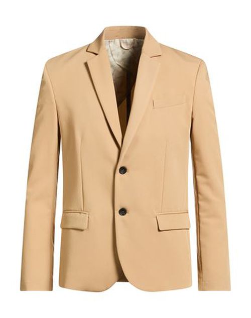Man Blazer Beige Size M Polyester, Viscose, Elastane