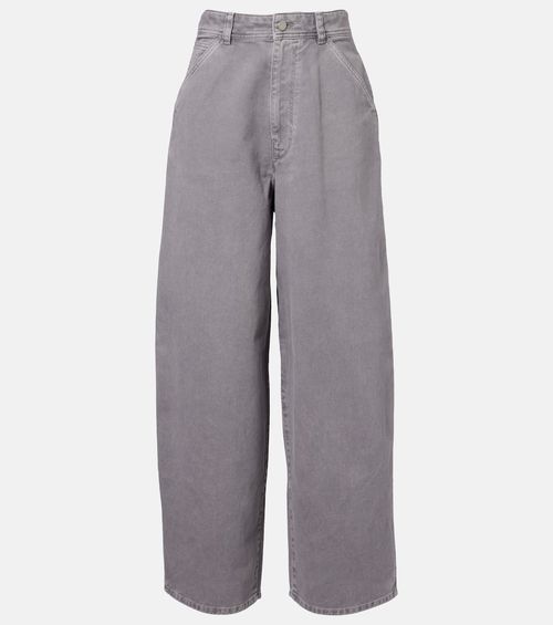 High-rise wide-leg jeans