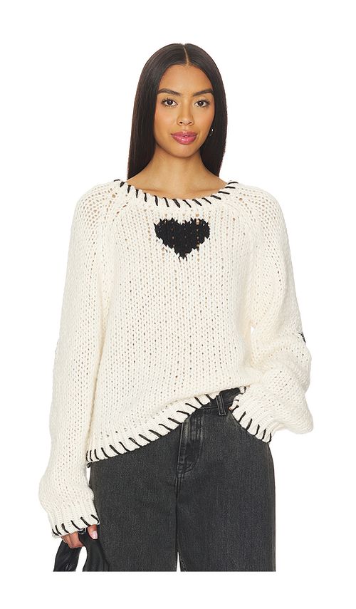John & Jenn by Line Declan Pullover in Cream. S. Also in L, M