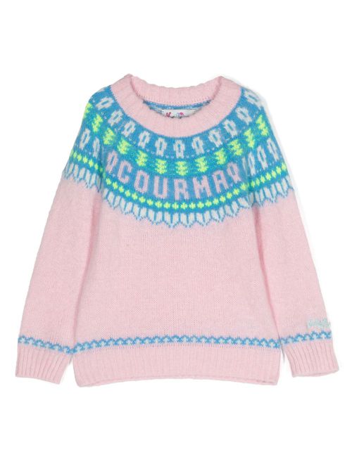 Courma Fair Isle jumper - Pink
