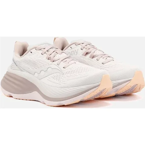 Women's Saucony Hurricane 24 Women's Cloud/Bloom Trainers - Purple - Size: 3